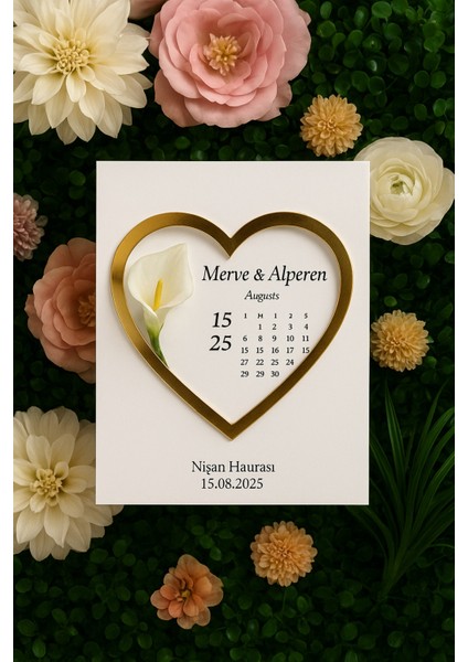 Uv Baskı Pleksi Magnet Söz, Nişan, Nikah, Düğün, Kına 15 Adet