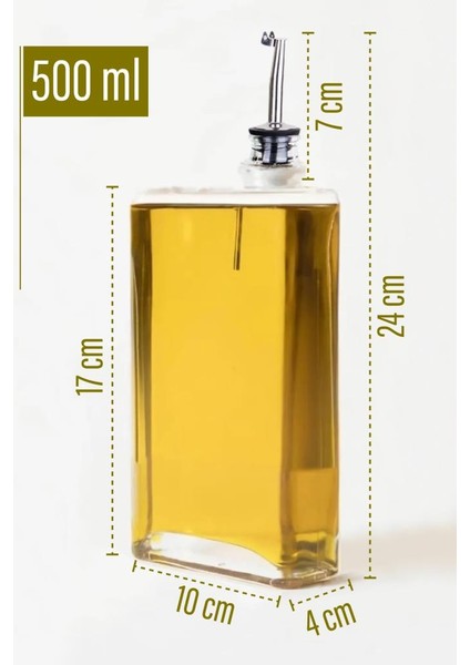 3’lü Cam Yağlık Sirkelik Mutfak Şişe Seti Sızdırmaz Paslanmaz Kapaklı (350 ml - 500 ml - 750 Ml) indirimleri