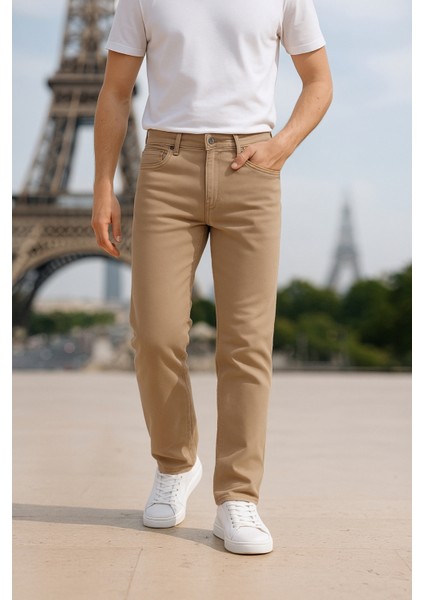 Cedy Denım Erkek Yüksel Bel Bol Kesim Boru Paça Martin Kot Pantolon Reguler Fit Jean - C336