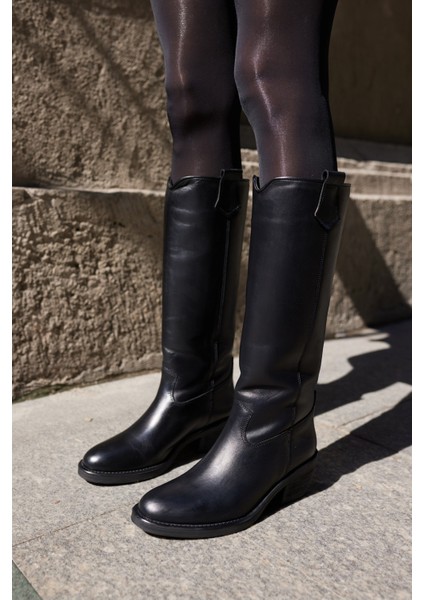 Mercury Kadın Vizon Bej Suet Gercek Deri Suet Çizme