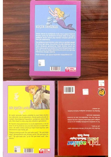 Küçük Denizkızı-Bir Eşeğin Anıları-Tatlı Aşklar Tatlıcıda Başlar fiyatları