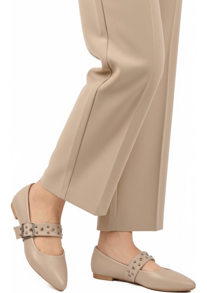 Bej Cilt Hafif Kadın Günlük Ayakkabı 209166 Z modelleri