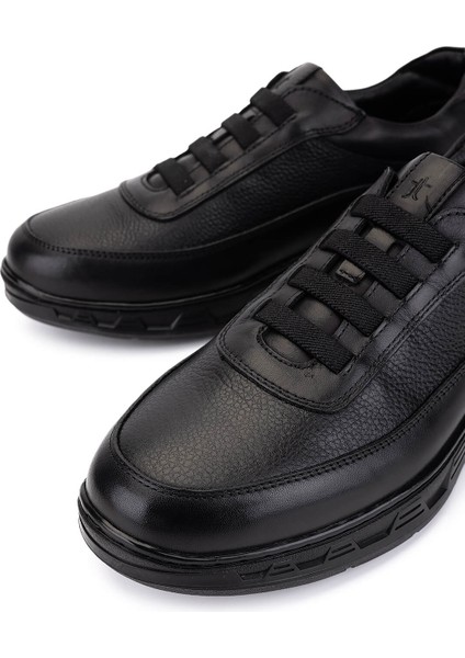 Erkek Hakiki Deri Siyah Sneakers & Spor Ayakkabı 298 1401-F603 Erk Ayk SK25-26 Sıyah Atlas modelleri