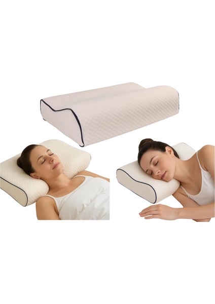 Boyun Destekli Ortopedik Yastık Yıkanabilir Rahat Uyku Yastığı