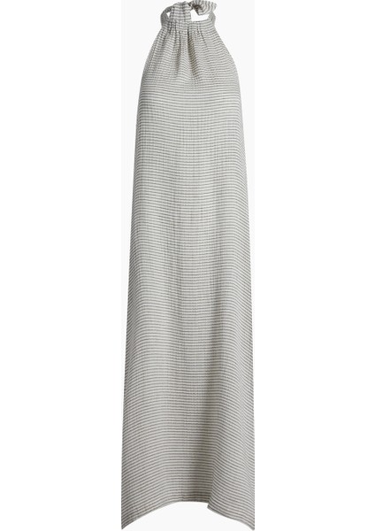 Siyah Çizgili Elbise