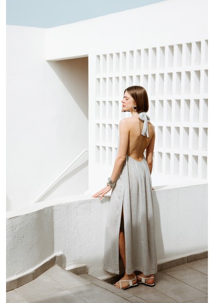 Siyah Çizgili Elbise modelleri