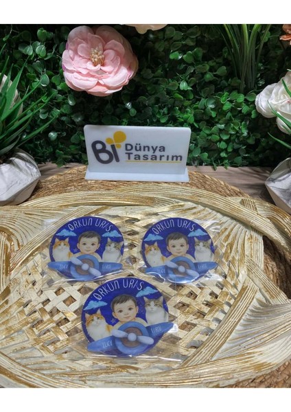 Uv Baskı Pleksi Magnet Söz, Nişan, Nikah, Düğün, Kına, Doğum Günü 10 Adet modelleri