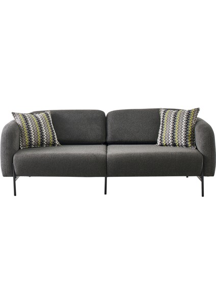 Polin Üçlü Koltuk Antrasit