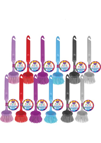 Fışfış Bulaşık Fırçası Onikili Paket