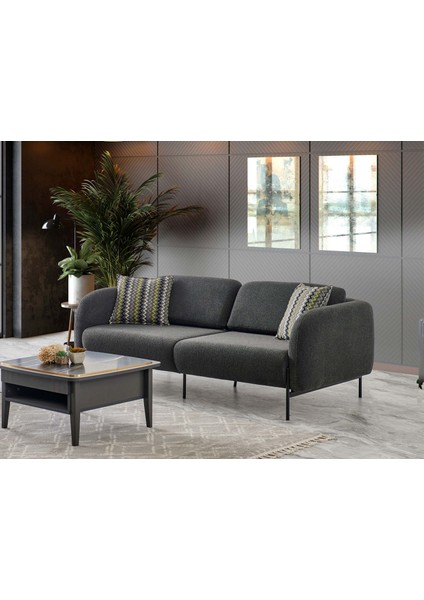 Polin Üçlü Koltuk Antrasit fiyatları