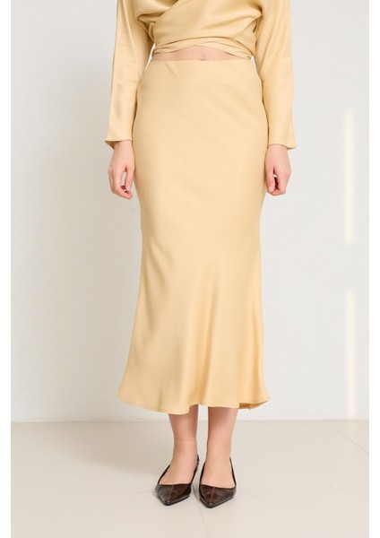 Amber Tam Kalıp Midi Boy Etek fırsatları