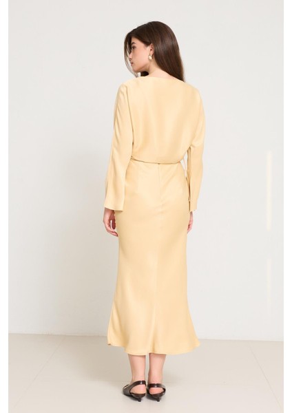 Amber Tam Kalıp Midi Boy Etek indirimleri