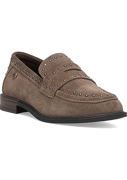 D25KA-3780 Kadın Hakiki Süet Deri Casual Ayakkabı Vizon fiyatları