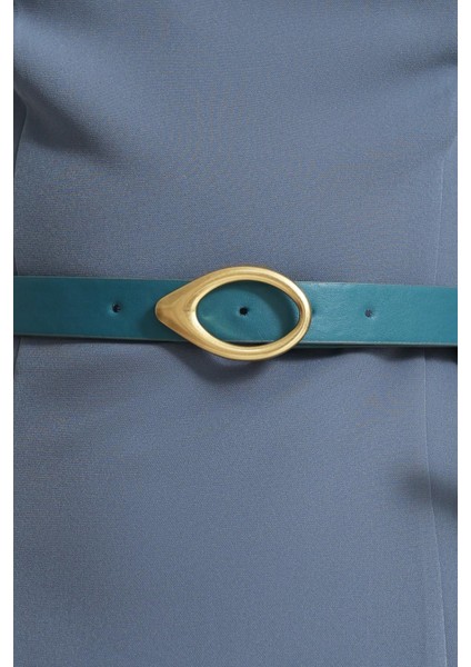 Kuvars Belden Kemer Detaylı Tam Kalıp Elbise fırsatları