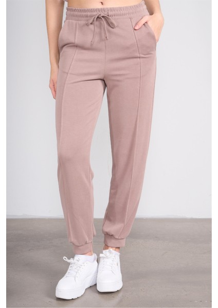 Çetinkaya Fithit 7659 Kadın Modal Manşet Paça Eşofman Alt Mocha modelleri