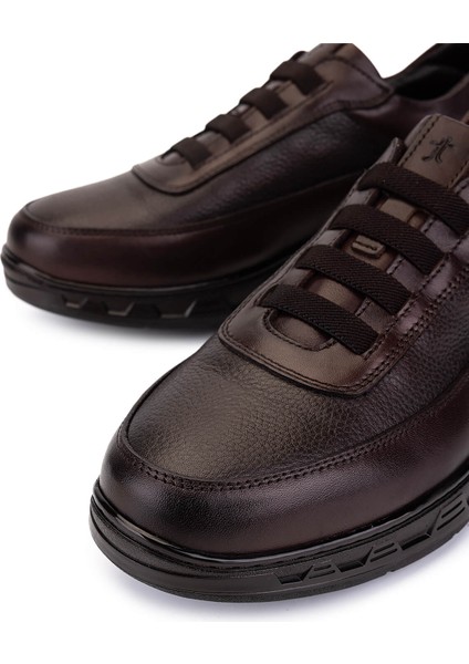 Erkek Hakiki Deri Kahverengi Sneakers & Spor Ayakkabı 298 1401-F603 Erk Ayk SK25-26 Kestane Atlas modelleri