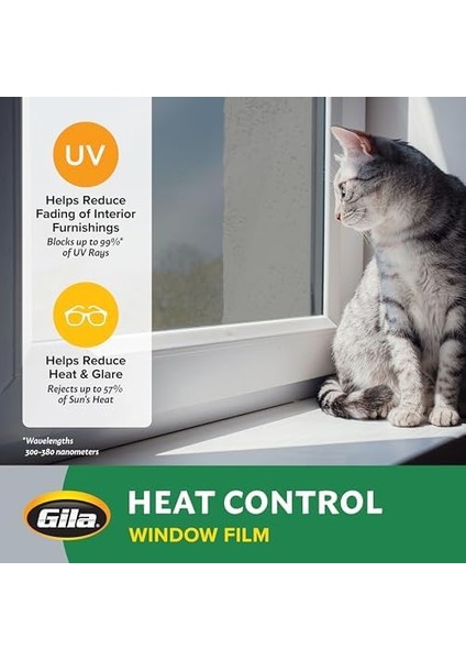 Isı Kontrolü Açık Gri Yapışkanlı Konut Kendin Yap Pencere Filmi Güneş Engelleme 3ft x 15FT (36" x 180") fiyatları