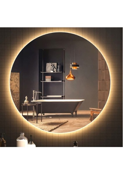 Kablosuz Pilli Ledli Özel Tasarım 4mm 45X45 Dekoratif Ultra Lux Ayna(Piller Yanında Gelmektedir) fırsatları