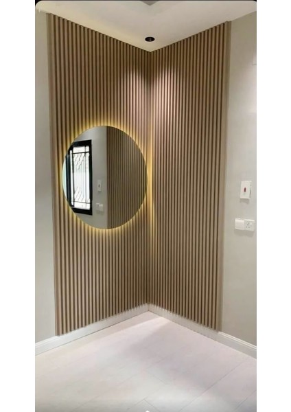 Kablosuz Pilli Ledli Özel Tasarım 4mm 45X45 Dekoratif Ultra Lux Ayna(Piller Yanında Gelmektedir)