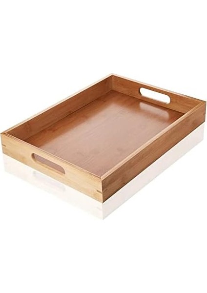Bambu Dikdörtgen Sunum Tepsi, Bambu Sofra Tepsisi, Çay Tesisi (35CMX25CMX6CM) fiyatları
