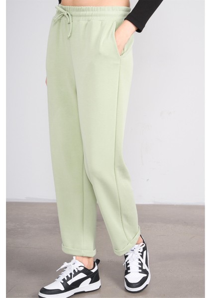 Çetinkaya Miya Mira Modest 7679 Kadın Modal Double Paça Eşofman Alt Çağla modelleri