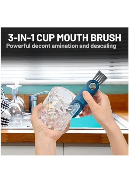 Fonksiyonlu Temizleme Fırçası Seti –, Şişe, Kapağı ve Derz Temizleme Için Detay Fırça Seti modelleri