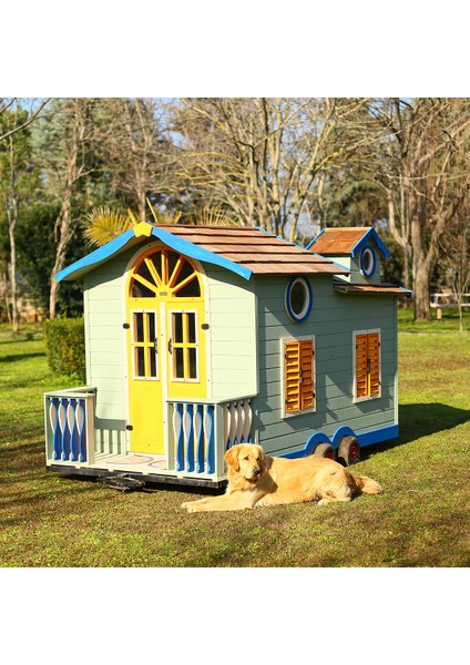 Ahşap Çocuk Tinyhouse Oyun Evi fırsatları