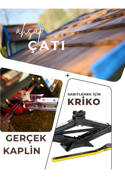 Ahşap Çocuk Tinyhouse Oyun Evi