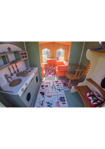 Ahşap Çocuk Tinyhouse Oyun Evi