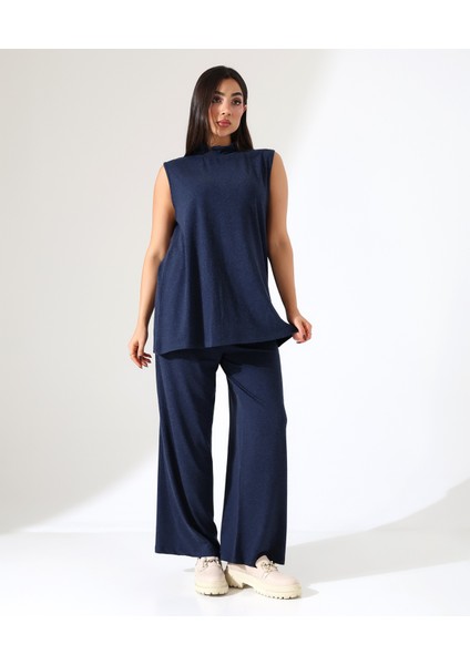 Kadın Sıfır Kol Yün Viskon Boğazlı Bluz fırsatları