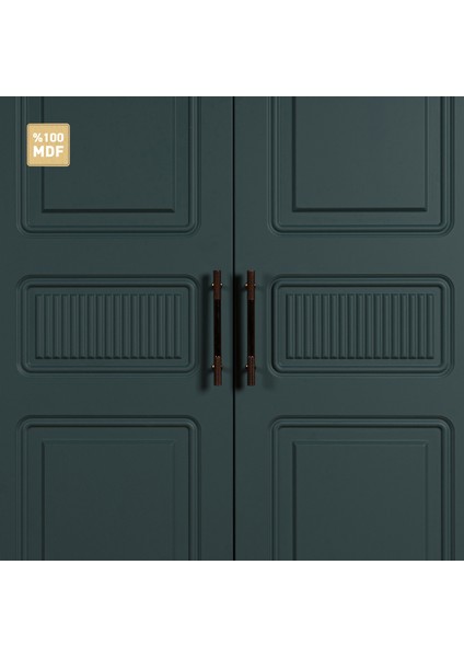 Slope 6 Kapaklı Mdf Ayaklı Tasarım Country Gardırop modelleri