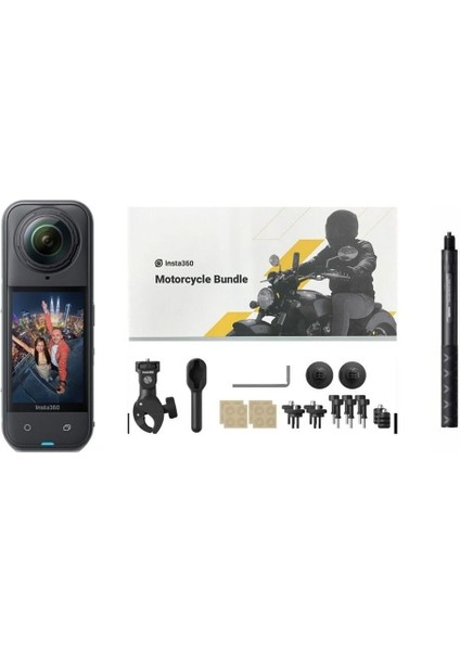 X5 Aksiyon Kamerası - Motosiklet Kiti