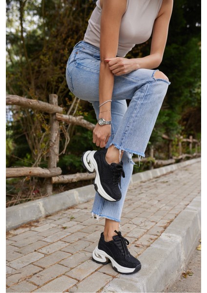 Sochı Kadın Bej Tas Detay Ithal Taban Sneaker