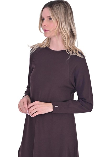 Triko Tunik Kahve 6001 modelleri