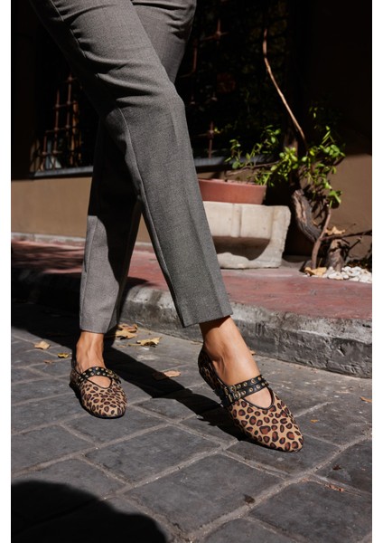 Bervi Kadin Kahve Suet Atkılı Babet indirimleri