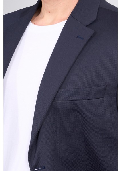 9148 Erkek Mono Yaka Slimfit Takım Elbise Koyu Lacivert modelleri