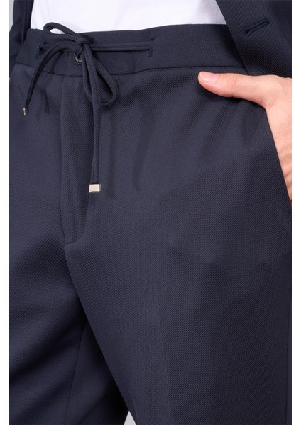 9148 Erkek Mono Yaka Slimfit Takım Elbise Koyu Lacivert fırsatları