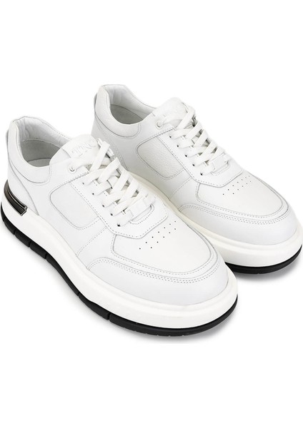 Erkek Hakiki Deri Beyaz Sneakers & Spor Ayakkabı 298 3228-2605 Erk Ayk SK25-26 Beyaz fiyatları