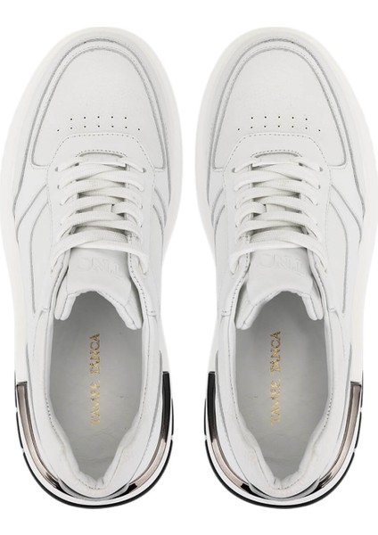 Erkek Hakiki Deri Beyaz Sneakers & Spor Ayakkabı 298 3228-2605 Erk Ayk SK25-26 Beyaz indirimleri