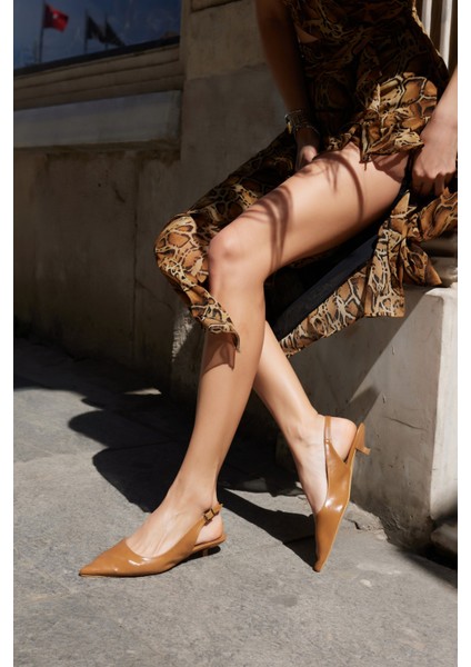 Murcia Kadın Siyah Mini Topuklu Slingback Ayakkabi fiyatları