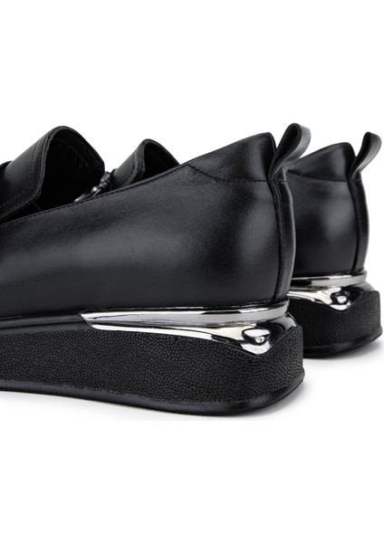 Kadın Hakiki Deri Siyah Deri Loafer Ayakkabı 322 2451401 Bn Ayk SK25-26 Sıyah Dr indirimleri