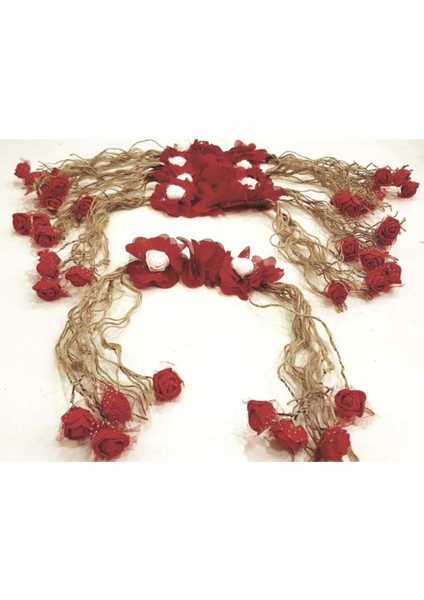 Kına Gecesi Kına Malzemeleri 4'lü Güllü Nedime Bilekliği