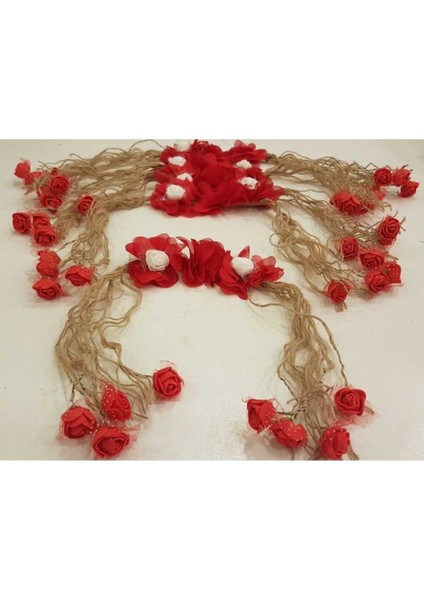 Kına Gecesi Kına Malzemeleri 4'lü Güllü Nedime Bilekliği fiyatları