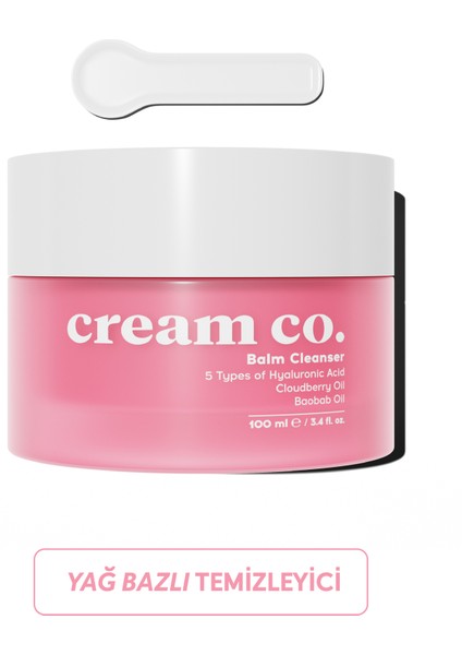 Yağ Bazlı Balm Yüz Makyaj Temizleyici |Nemlendirici | Hyaluronik Asit | 100 ML