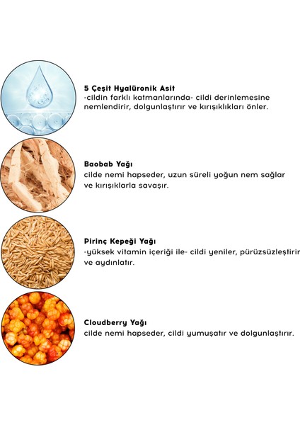 Yağ Bazlı Balm Yüz Makyaj Temizleyici |Nemlendirici | Hyaluronik Asit | 100 ML indirimleri