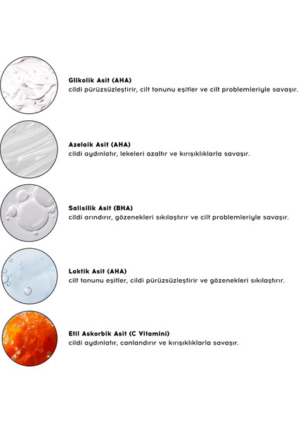 Leke Karşıtı AHA BHA C Vitamini Tonik | Glikolik Asit Salisilik Asit | 200ML indirimleri