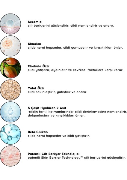 Su Bazlı Bariyer Onarıcı Cloud Moisturizer Yatıştırıcı Nemlendirici Yüz Kremi 50 ML Tüm Cilt Tipleri fırsatları