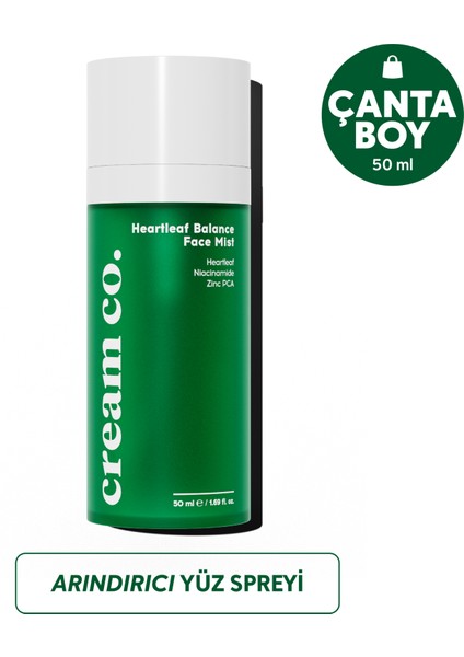 Ferahlatıcı Yüz Spreyi | Heartleaf Face Mist | Niacinamide | Tüm Cilt Tipleri