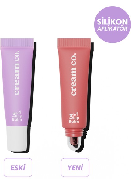 Nemlendirici Parlatıcı 3in1 Lip Balm | Dudak Bakım | Cupcake Rose Gülkurusu Hyaluronik Asit Seramid fiyatları