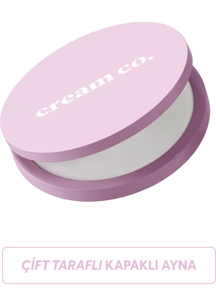 Çift Taraflı Kapaklı Ayna | Pocket Mirror | Taşınabilir Cep Aynası | Mini Makyaj Aynası | Pembe